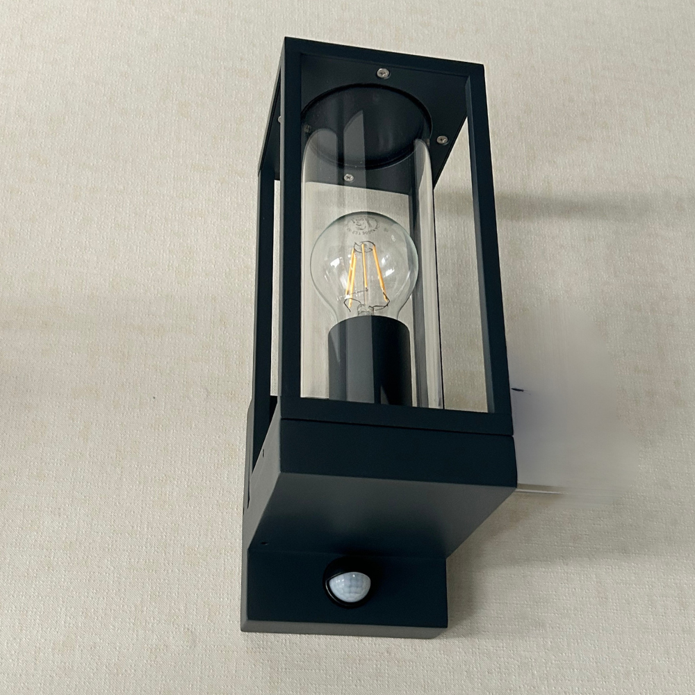 Vintage Cage Lantern Motion Sensor Wall Light - Image 3