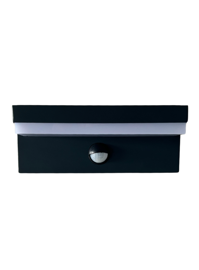 Rectangular LED Wall Light with Motion Sensor